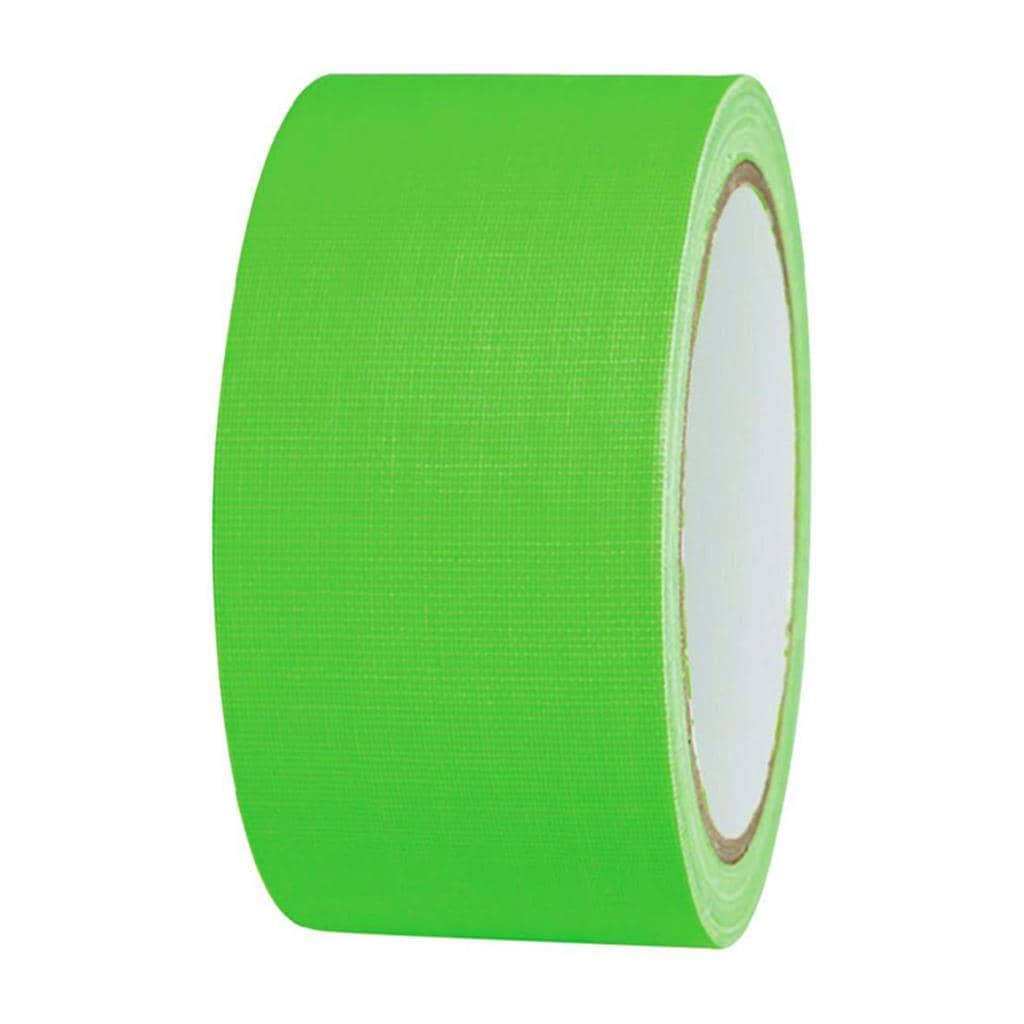 POVAD Neon Klebeband, fluoreszierend Gaffa Tape UV aktiv Blacklight  Leuchtband Gewebeband, Kunst Farben grün gelb oran…